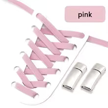 Cordones NoTie, cordones magnéticos para zapatos, cordones elásticos planos con Clip, zapatillas de deporte para mujer, hombres y niños, cordones informales para AJ AF1