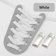 Cordones NoTie, cordones magnéticos para zapatos, cordones elásticos planos con Clip, zapatillas de deporte para mujer, hombres y niños, cordones informales para AJ AF1