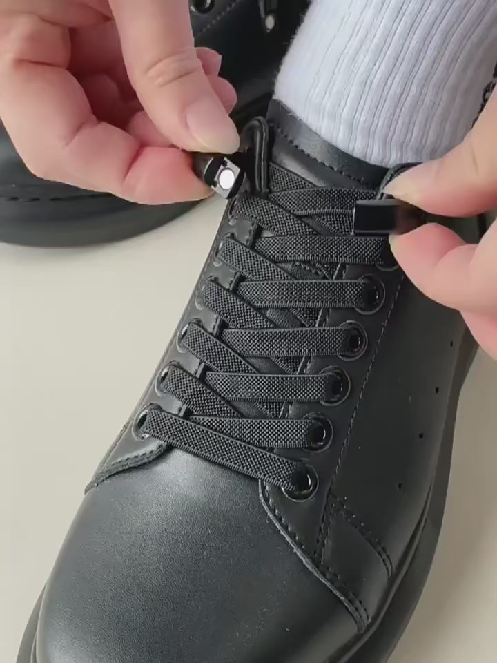 Cordones NoTie, cordones magnéticos para zapatos, cordones elásticos planos con Clip, zapatillas de deporte para mujer, hombres y niños, cordones informales para AJ AF1